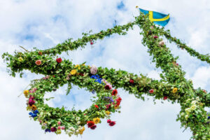 Midsommar firas traditionellt hos oss i Skanör